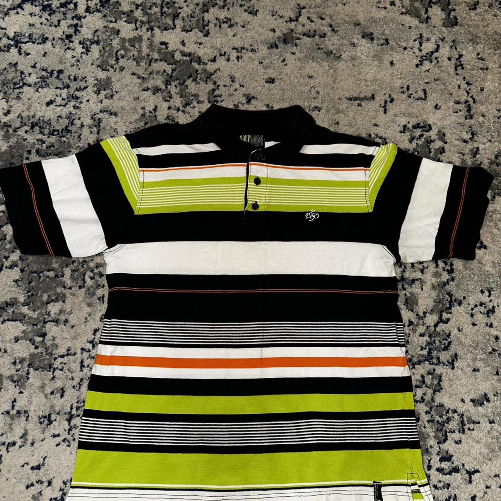 Southpole Striped Polo Shirt Polo Striped